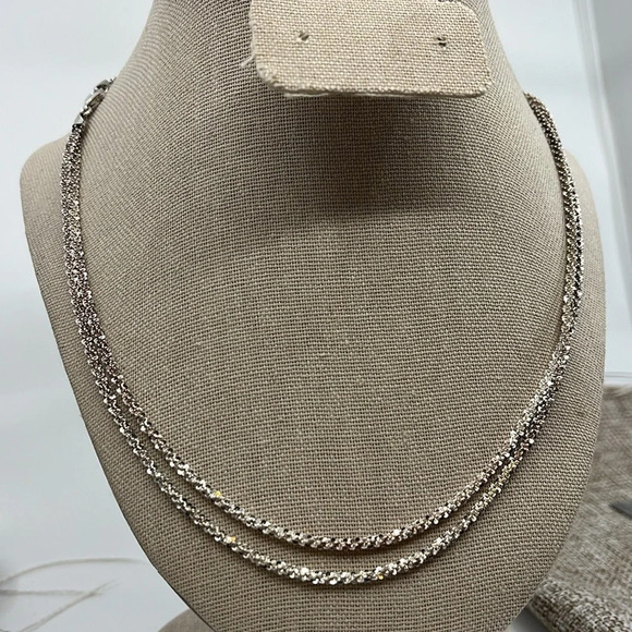 Massive Vintage Italian 925 Milor Diamond Cut Sterling Silver Rope Chain - Picture 4 of 9